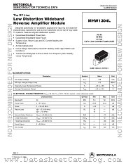 MHW1304L datasheet pdf Motorola