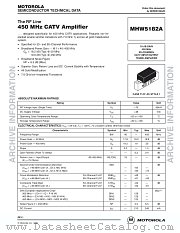 MHW5182A_D datasheet pdf Motorola