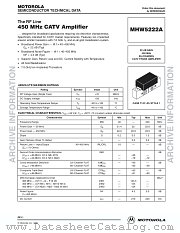 MHW5222A_D datasheet pdf Motorola