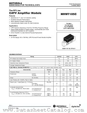 MHW7185C datasheet pdf Motorola