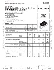 MHW7205CR_D datasheet pdf Motorola
