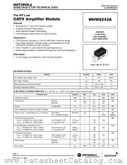 MHW8242A datasheet pdf Motorola