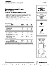 MJD2955T4 datasheet pdf Motorola