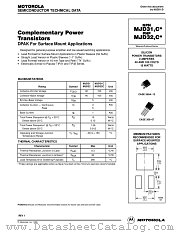MJD32-1 datasheet pdf Motorola