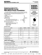 MJE5850 datasheet pdf Motorola