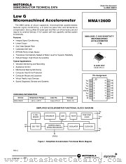 MMA1260D datasheet pdf Motorola