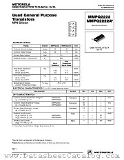 MMPQ2222 datasheet pdf Motorola