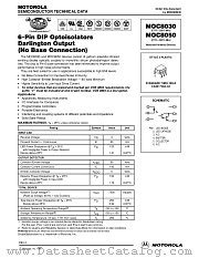 MOC8030 datasheet pdf Motorola