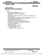 MPC555PB datasheet pdf Motorola