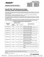 MPC603EPNS datasheet pdf Motorola