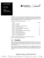 MPC7441EC datasheet pdf Motorola