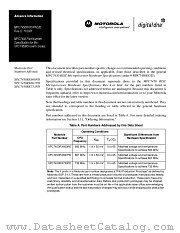 MPC7450PXPNS datasheet pdf Motorola