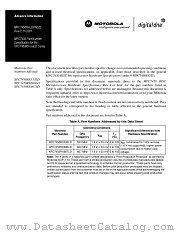 MPC7450RXLDPNS datasheet pdf Motorola