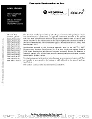 MPC7455RXLCPNS datasheet pdf Motorola