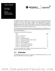 MPC8240EC datasheet pdf Motorola
