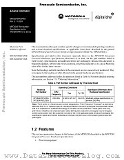 MPC8240RXXPNS datasheet pdf Motorola