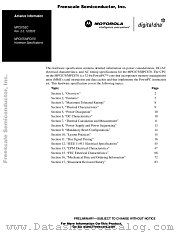 MPC875EC datasheet pdf Motorola