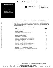 MPC885EC datasheet pdf Motorola