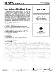MPC9350 datasheet pdf Motorola