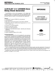 MPC9352 datasheet pdf Motorola