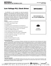 MPC93R51 datasheet pdf Motorola