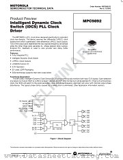 MPC9892 datasheet pdf Motorola