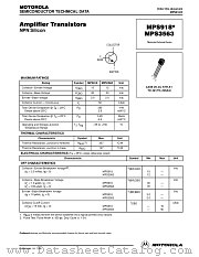 MPS918 datasheet pdf Motorola