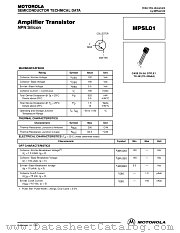 MPSL01 datasheet pdf Motorola