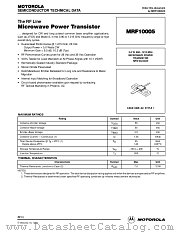 MRF10005 datasheet pdf Motorola