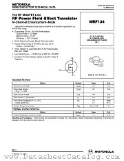 MRF134 datasheet pdf Motorola
