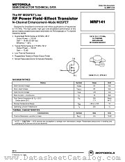 MRF141 datasheet pdf Motorola