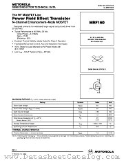 MRF160 datasheet pdf Motorola