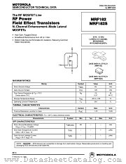 MRF182_D datasheet pdf Motorola
