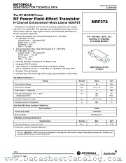 MRF372 datasheet pdf Motorola