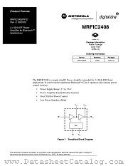 MRFIC2408 datasheet pdf Motorola