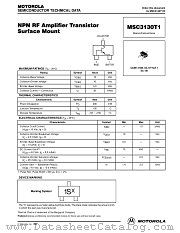 MSC3130T1 datasheet pdf Motorola