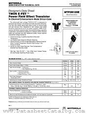 MTP3N120E datasheet pdf Motorola
