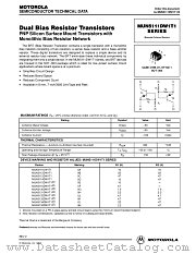 MUN5134DW1T1 datasheet pdf Motorola