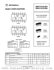 SN74LS125D datasheet pdf Motorola