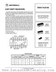 SN74LS166D datasheet pdf Motorola