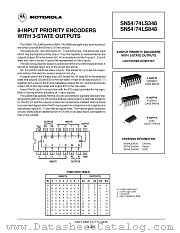 SN74LS348N datasheet pdf Motorola