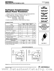 TIP141 datasheet pdf Motorola