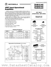 TL081C datasheet pdf Motorola