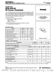 TP3006 datasheet pdf Motorola