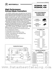 UC3842A datasheet pdf Motorola