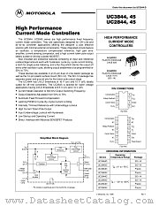 UC3844 datasheet pdf Motorola