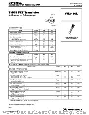VN2410L datasheet pdf Motorola