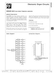 MM5891 datasheet pdf National Semiconductor