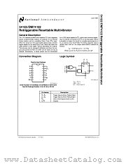 54122 datasheet pdf National Semiconductor