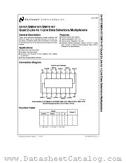 54157 datasheet pdf National Semiconductor